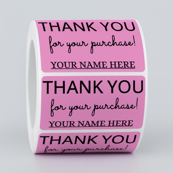 Thank You Stickers for Poshmark 2" | shipping supplies 100 pcs - Picture 3 of 3